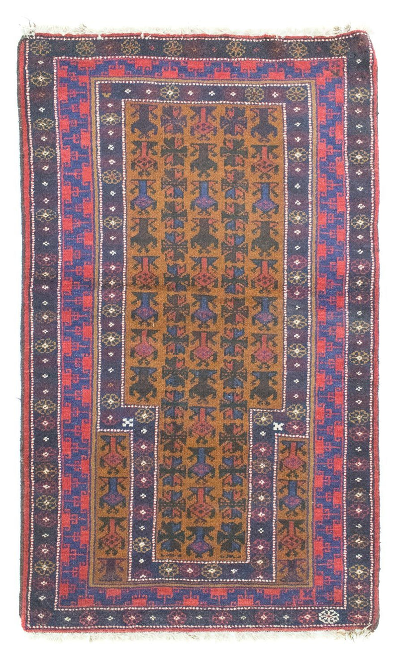 Belutsch Rug - 140 x 76 cm - blue