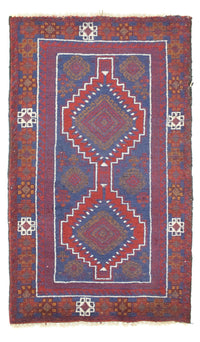 Belutsch Rug - 138 x 79 cm - red