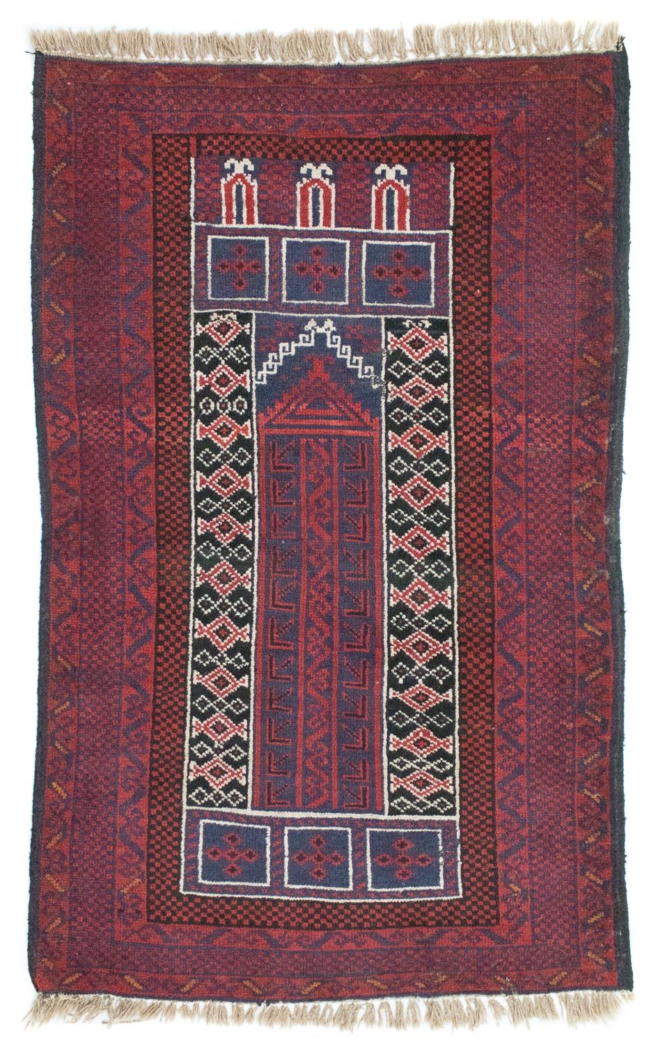 Belutsch Rug - 131 x 85 cm - red