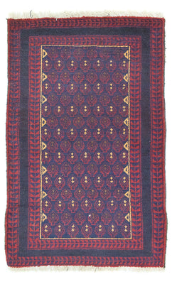 Belutsch Rug - 131 x 81 cm - blue