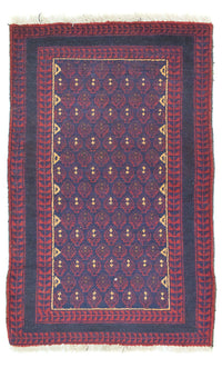Belutsch Rug - 131 x 81 cm - blue