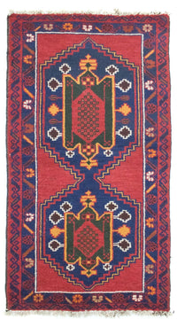 Belutsch Rug - 140 x 75 cm - red