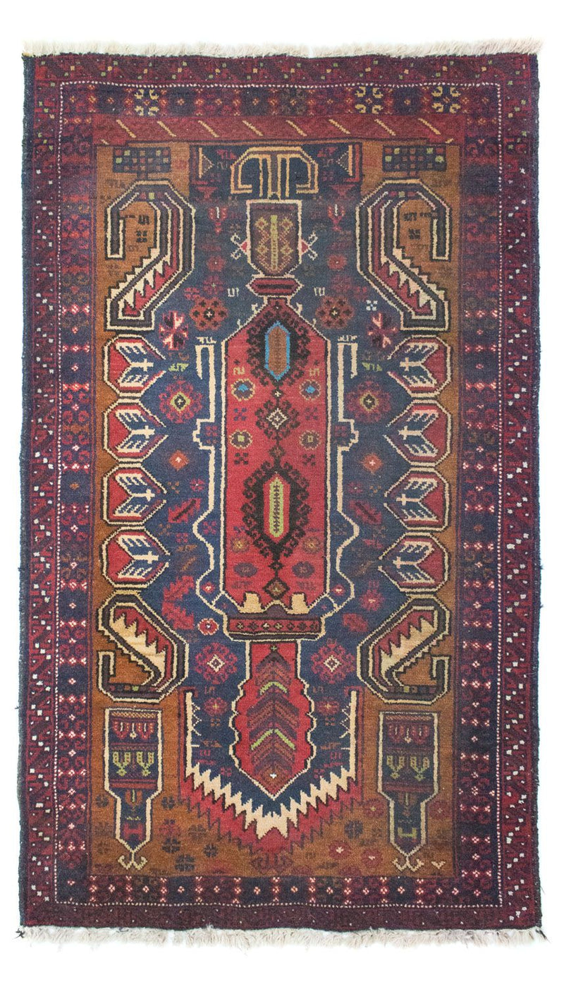Belutsch Rug - 147 x 85 cm - blue