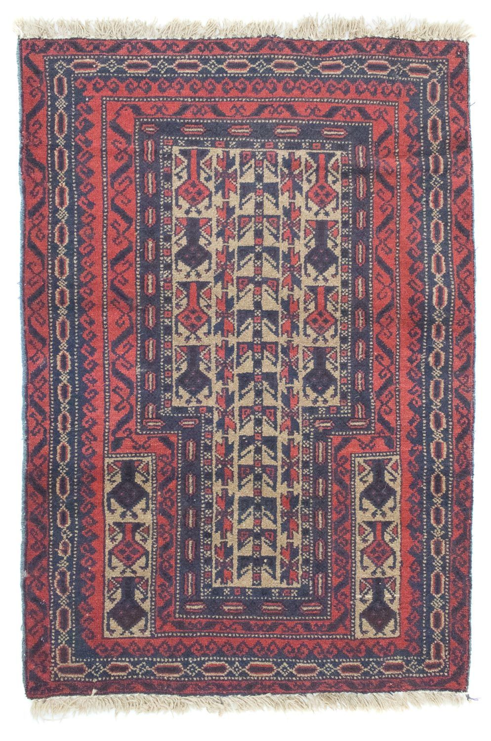Belutsch Rug - 121 x 81 cm - red