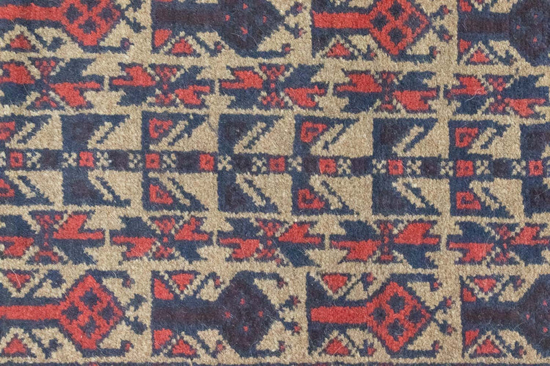 Belutsch Rug - 121 x 81 cm - red