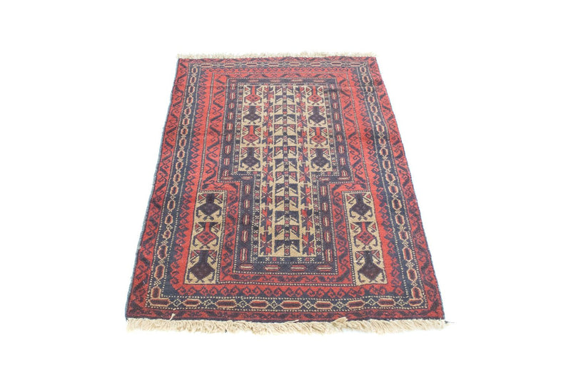 Belutsch Rug - 121 x 81 cm - red