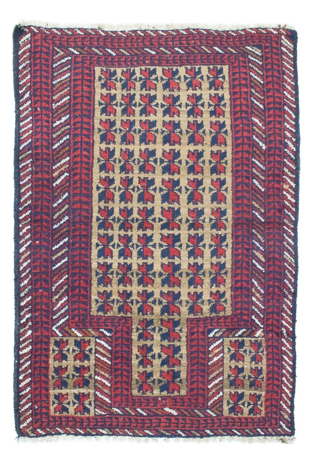 Belutsch Rug - 117 x 74 cm - red