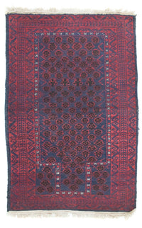 Belutsch Rug - 124 x 77 cm - blue