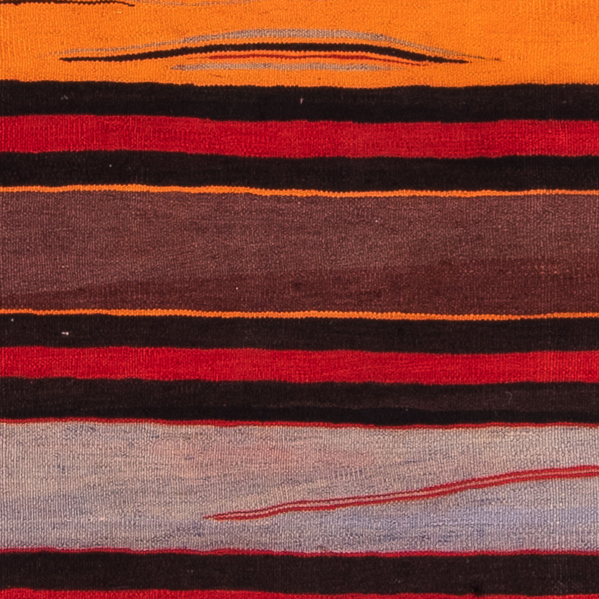 Kelim Rug - Old square  - 145 x 140 cm - multicolored