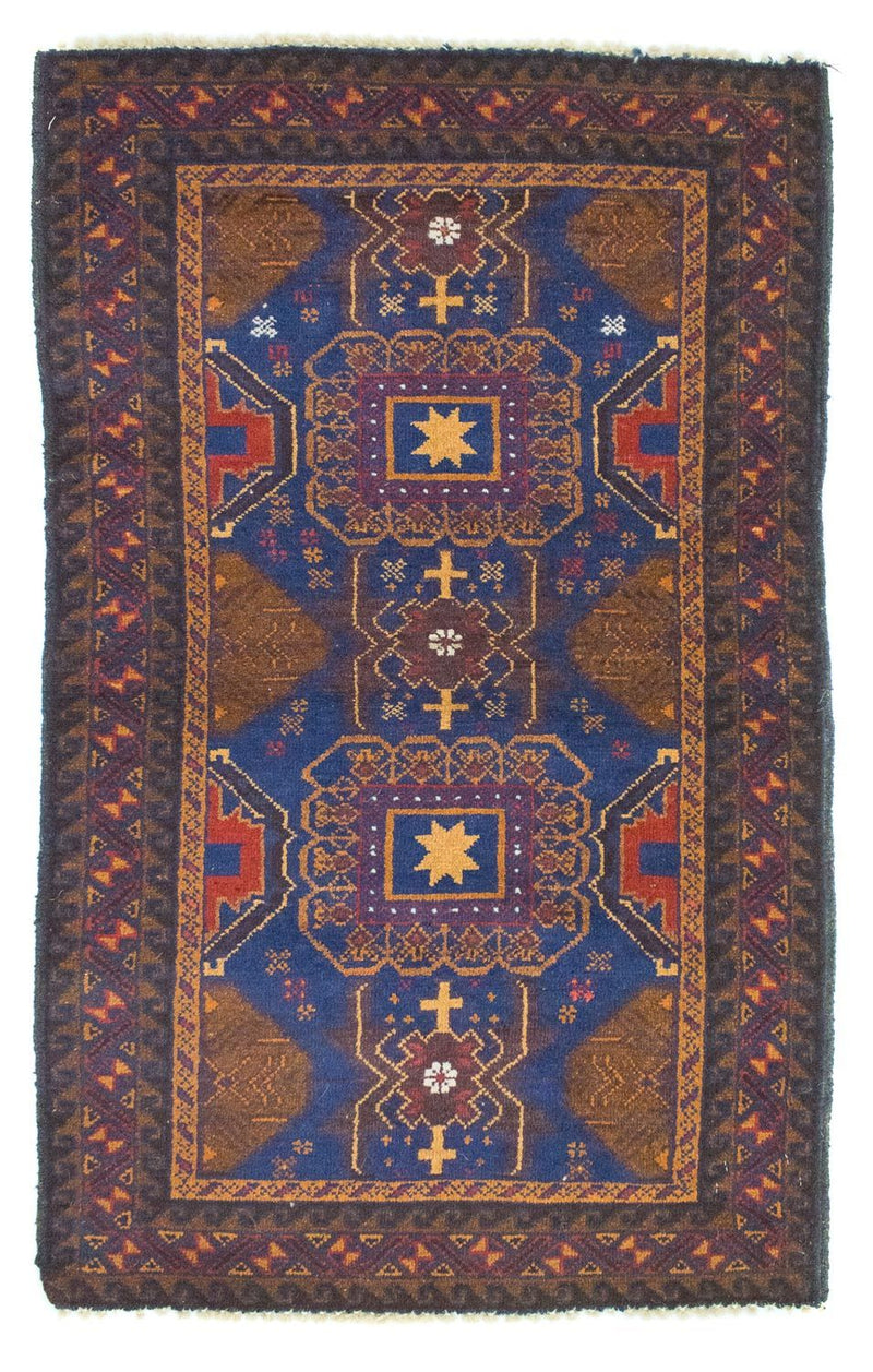 Belutsch Rug - 137 x 81 cm - blue