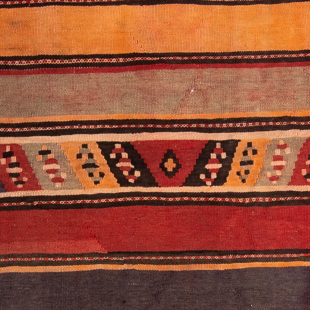 Runner Kelim Rug - Old - 310 x 150 cm - multicolored