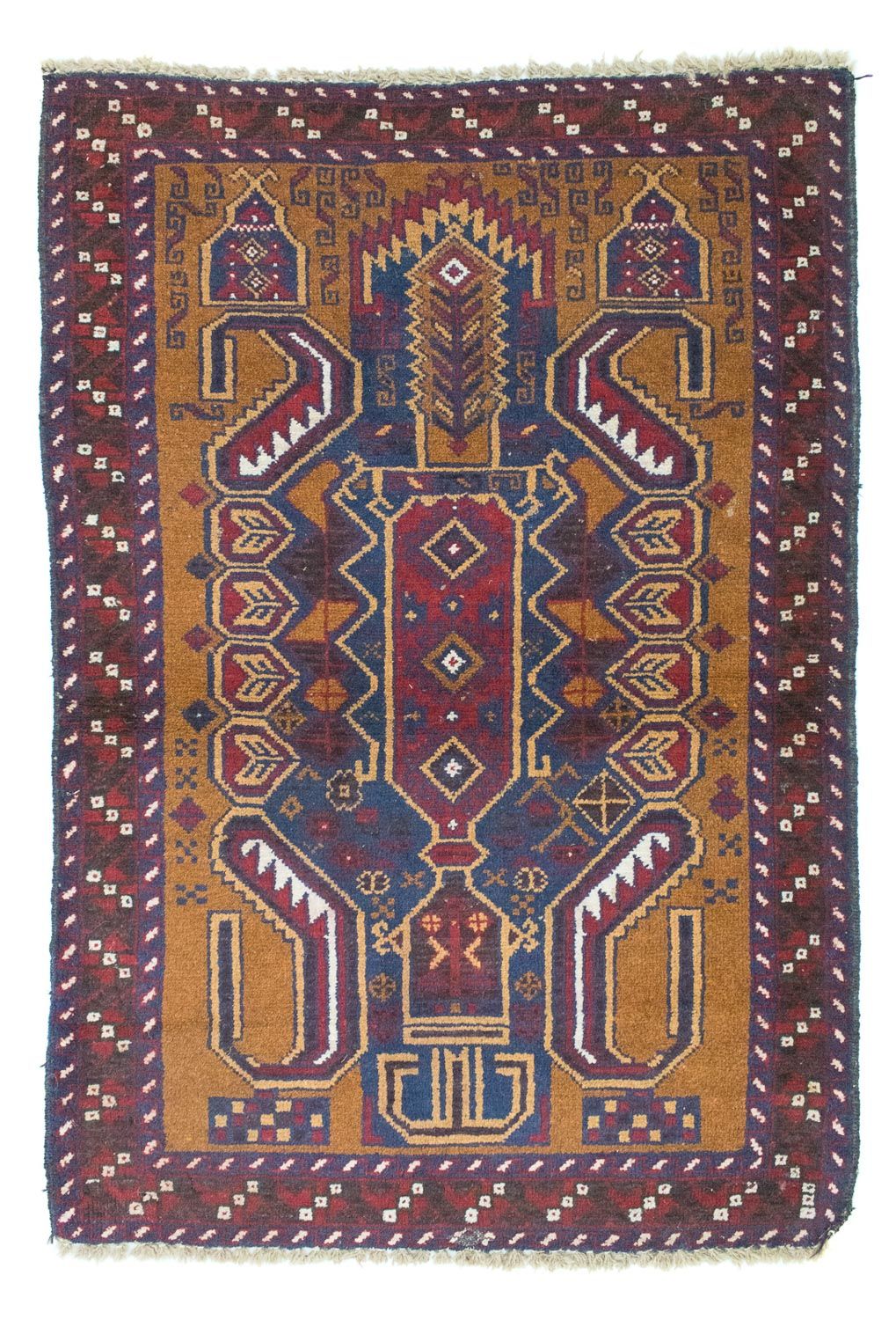 Belutsch Rug - 136 x 89 cm - blue