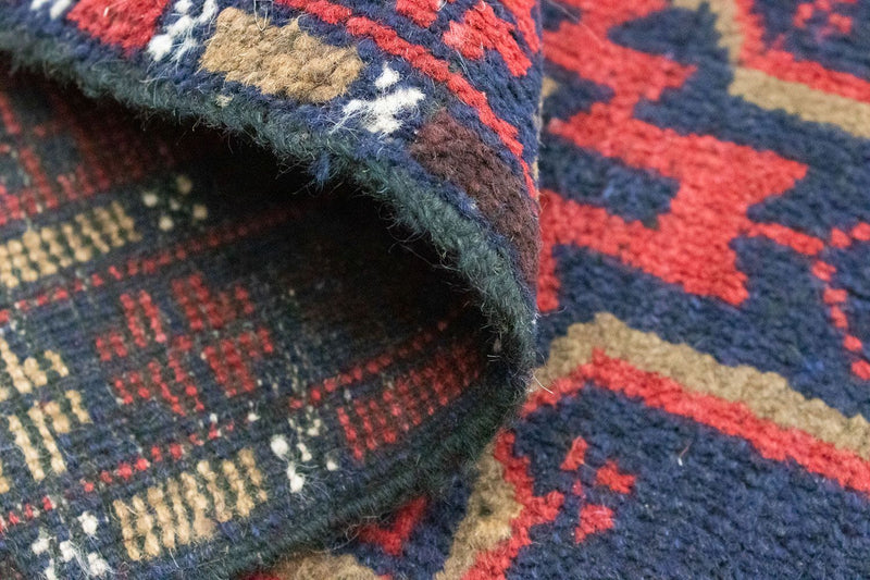 Belutsch Rug - 127 x 77 cm - blue