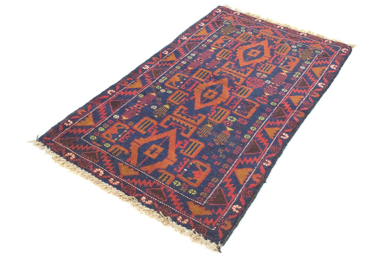 Belutsch Rug - 135 x 81 cm - blue