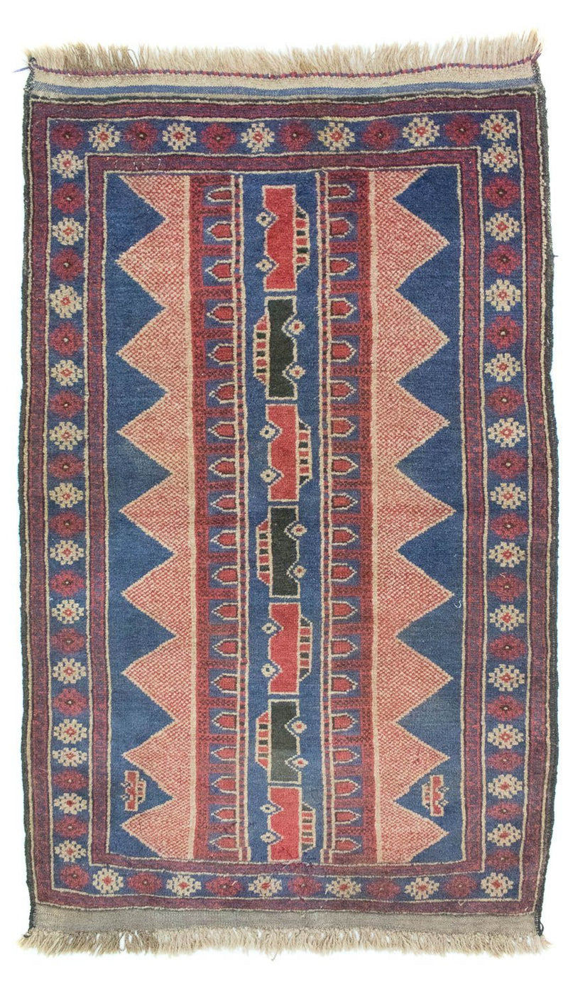 Belutsch Rug - 160 x 84 cm - blue