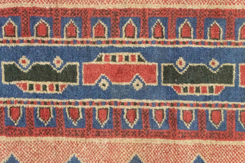 Belutsch Rug - 160 x 84 cm - blue