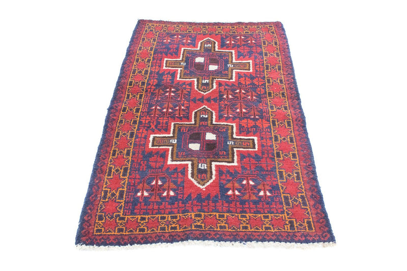 Belutsch Rug - 124 x 76 cm - blue