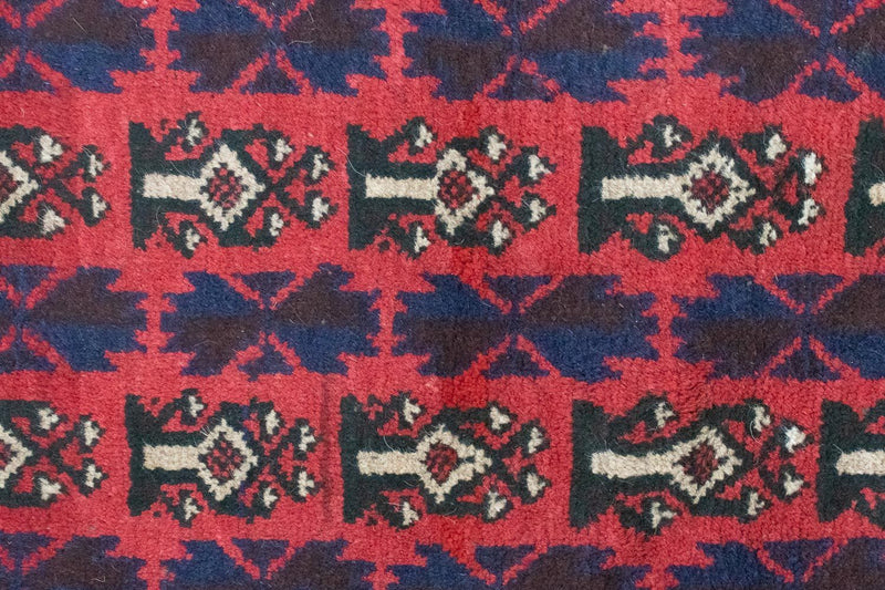 Belutsch Rug - 126 x 73 cm - red
