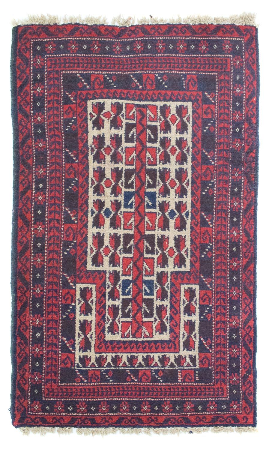 Belutsch Rug - 125 x 74 cm - red