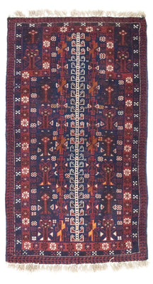 Belutsch Rug - 140 x 87 cm - blue