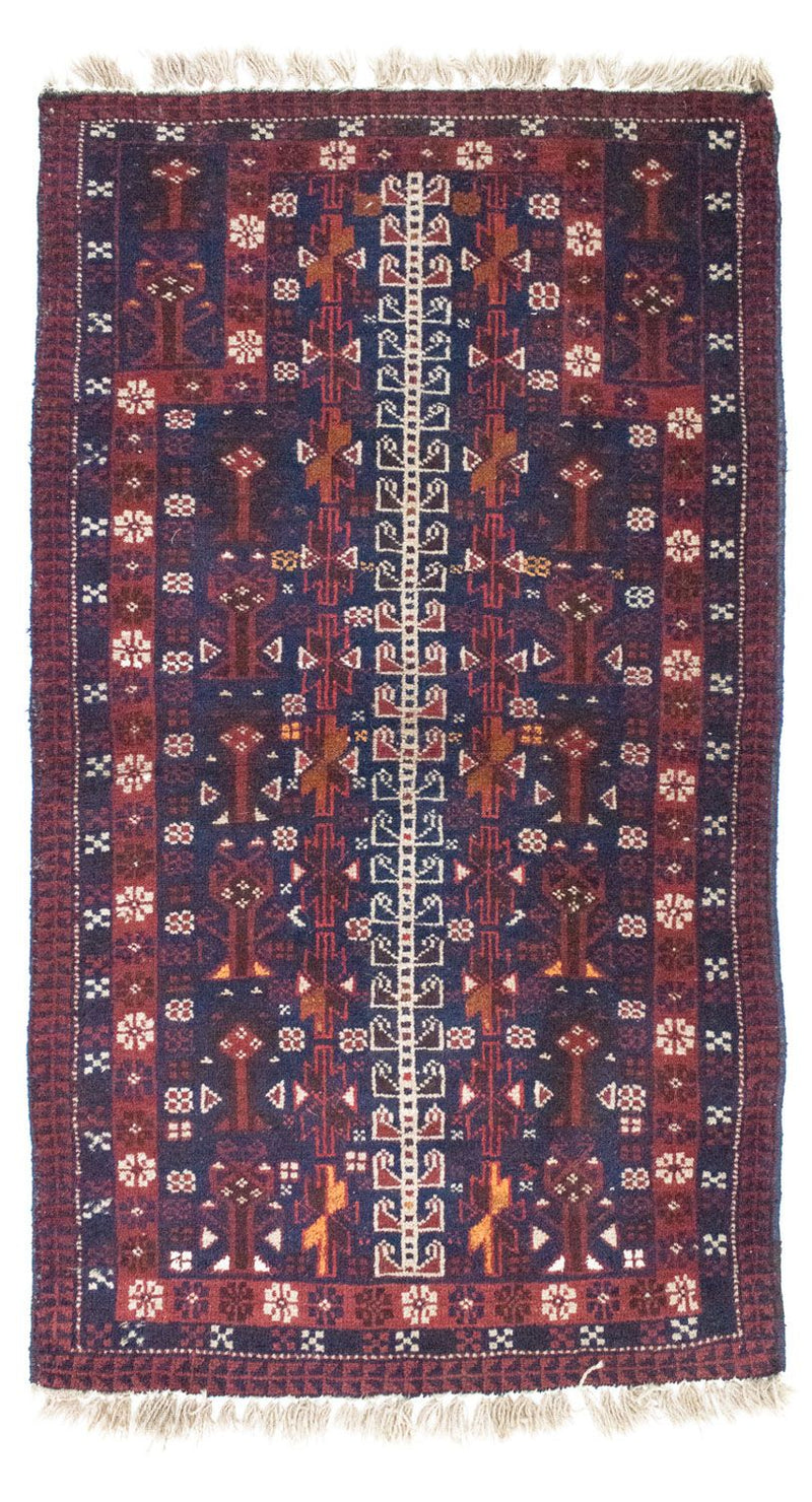 Belutsch Rug - 140 x 87 cm - blue