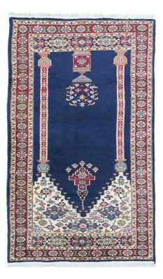 Turkaman Rug - 167 x 100 cm - blue