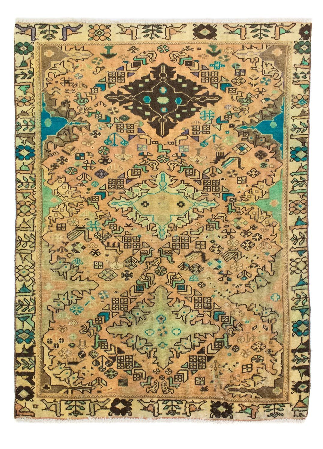 Perser Rug - Nomadic - 160 x 115 cm - light brown