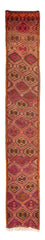 Runner Kelim Rug - Old - 400 x 75 cm - multicolored