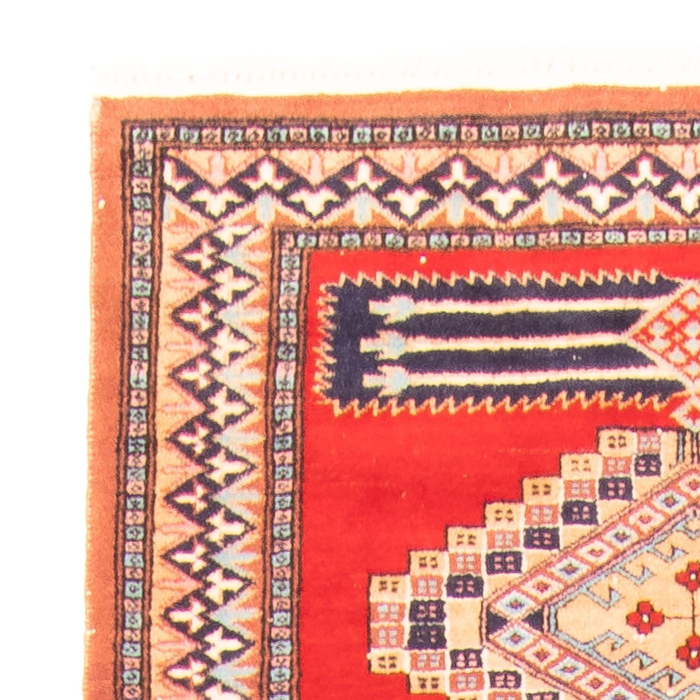 Runner Pakistani Rug - 285 x 79 cm - red
