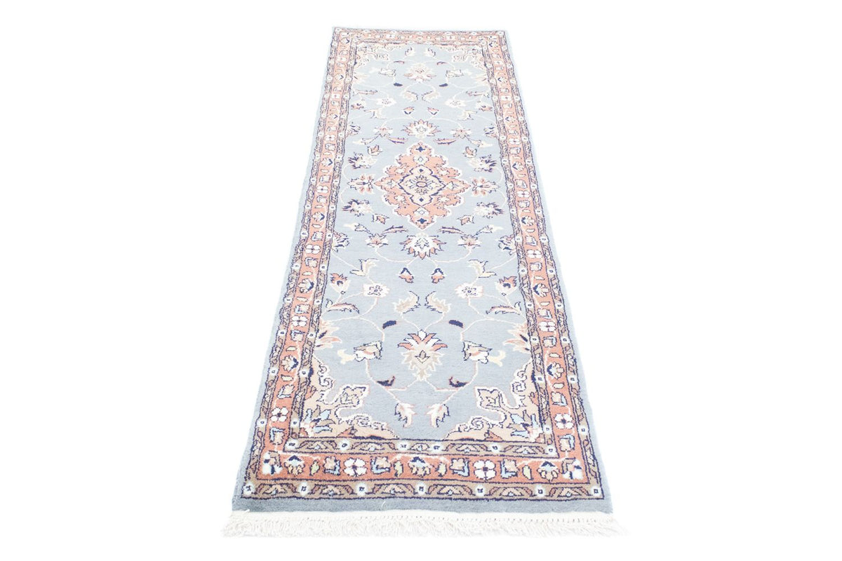 Runner Oriental Rug - 187 x 63 cm - light blue