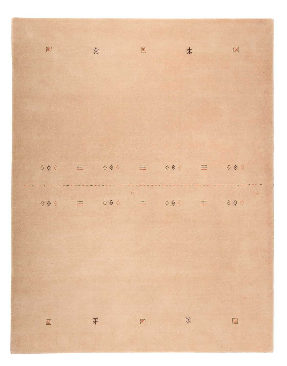 Gabbeh Rug - Loribaft Softy - 240 x 175 cm - beige