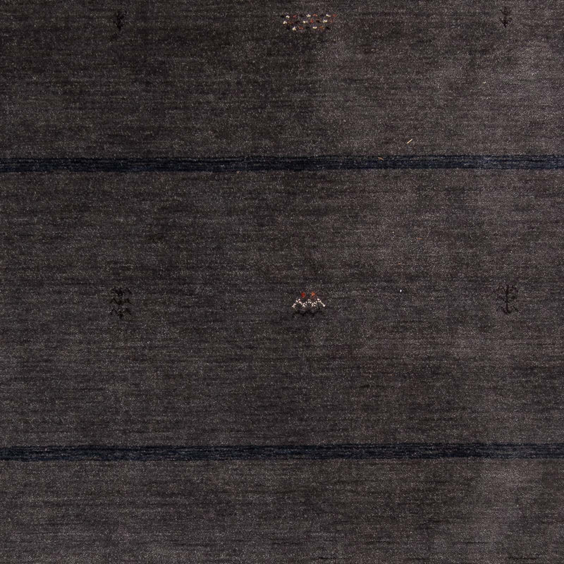 Gabbeh Rug - Loribaft Softy - 218 x 171 cm - dark brown