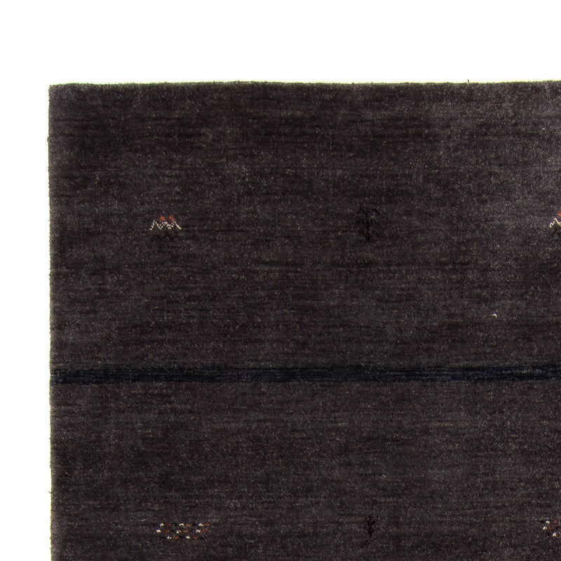 Gabbeh Rug - Loribaft Softy - 218 x 171 cm - dark brown
