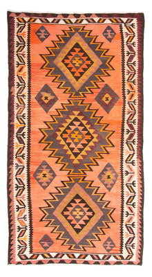 Runner Kelim Rug - Old - 265 x 140 cm - multicolored