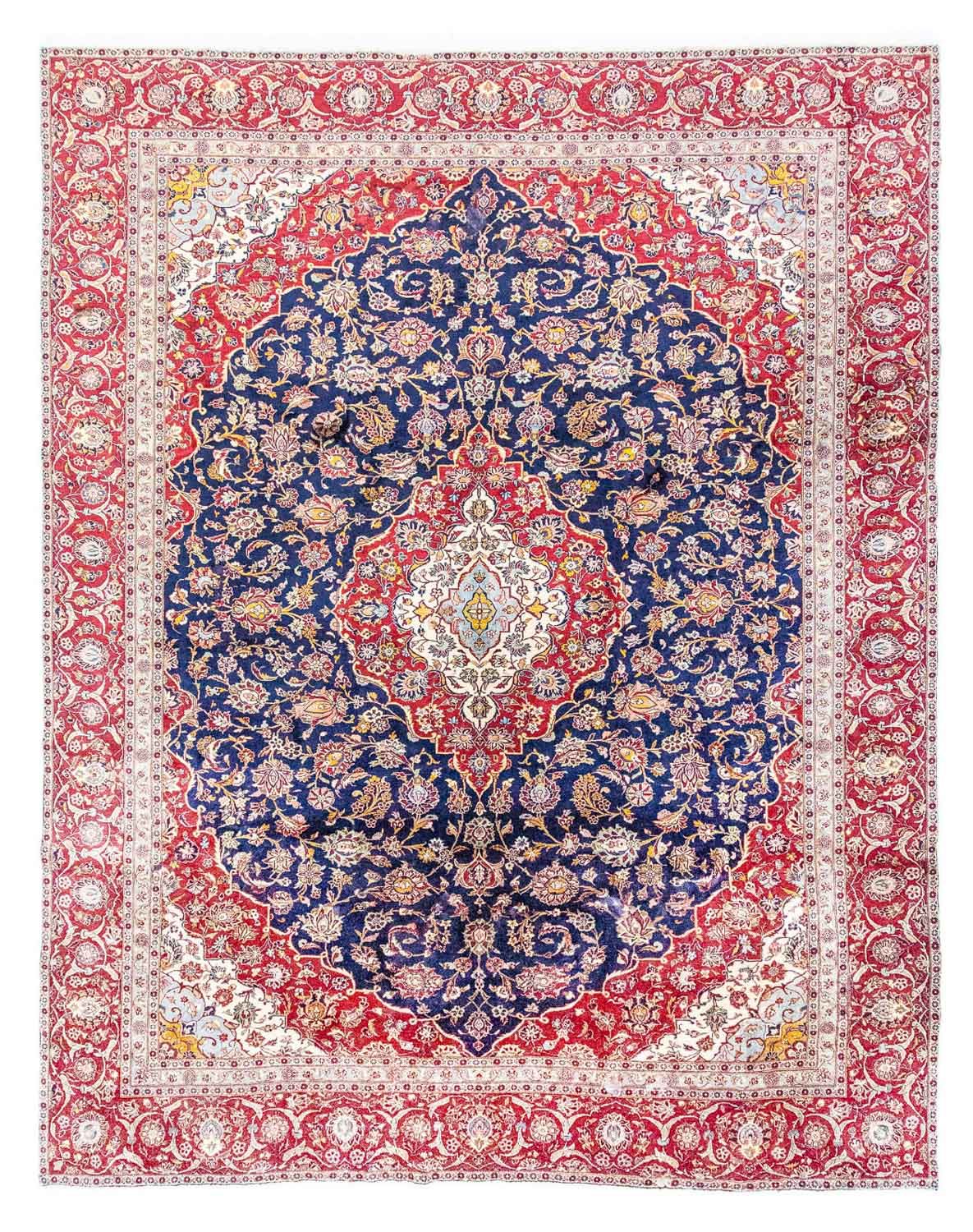 Perser Rug - Keshan - 367 x 285 cm - dark blue