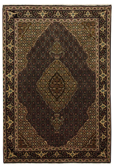 Tabriz - 50 Raj Rug 102x155cm - Persian Rugs