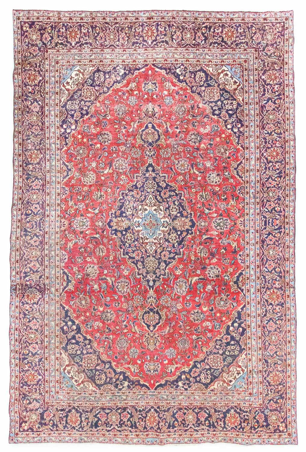 Perser Rug - Keshan - 410 x 274 cm - red