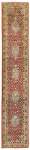 Runner Oriental Rug - 400 x 80 cm - red