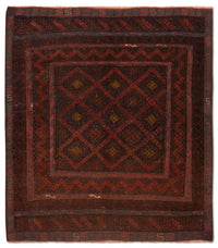 Kelim Rug - Oriental - 139 x 118 cm - brown