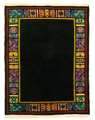 Chinese Rug - 238 x 178 cm - black