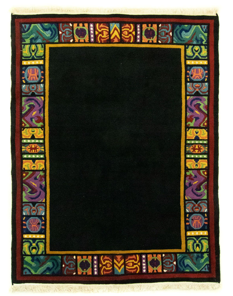 Chinese Rug - 238 x 178 cm - black