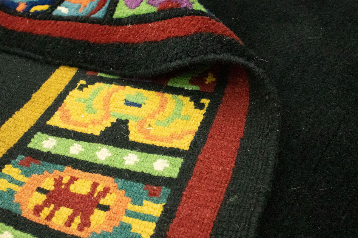 Chinese Rug - 238 x 178 cm - black