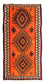 Runner Kelim Rug - Old - 265 x 145 cm - multicolored