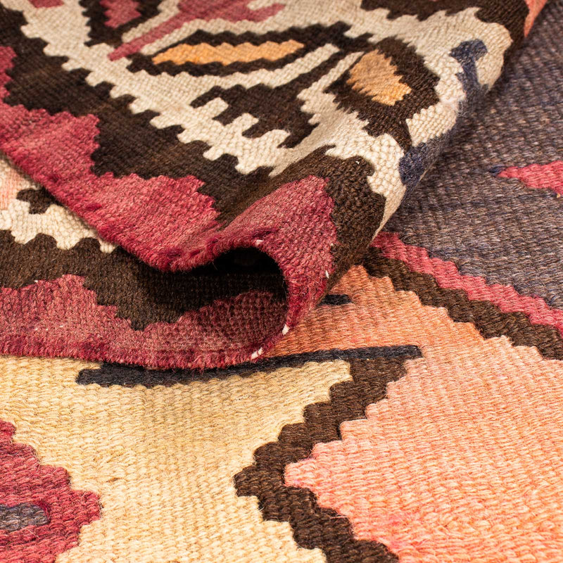 Runner Kelim Rug - Old - 265 x 140 cm - multicolored