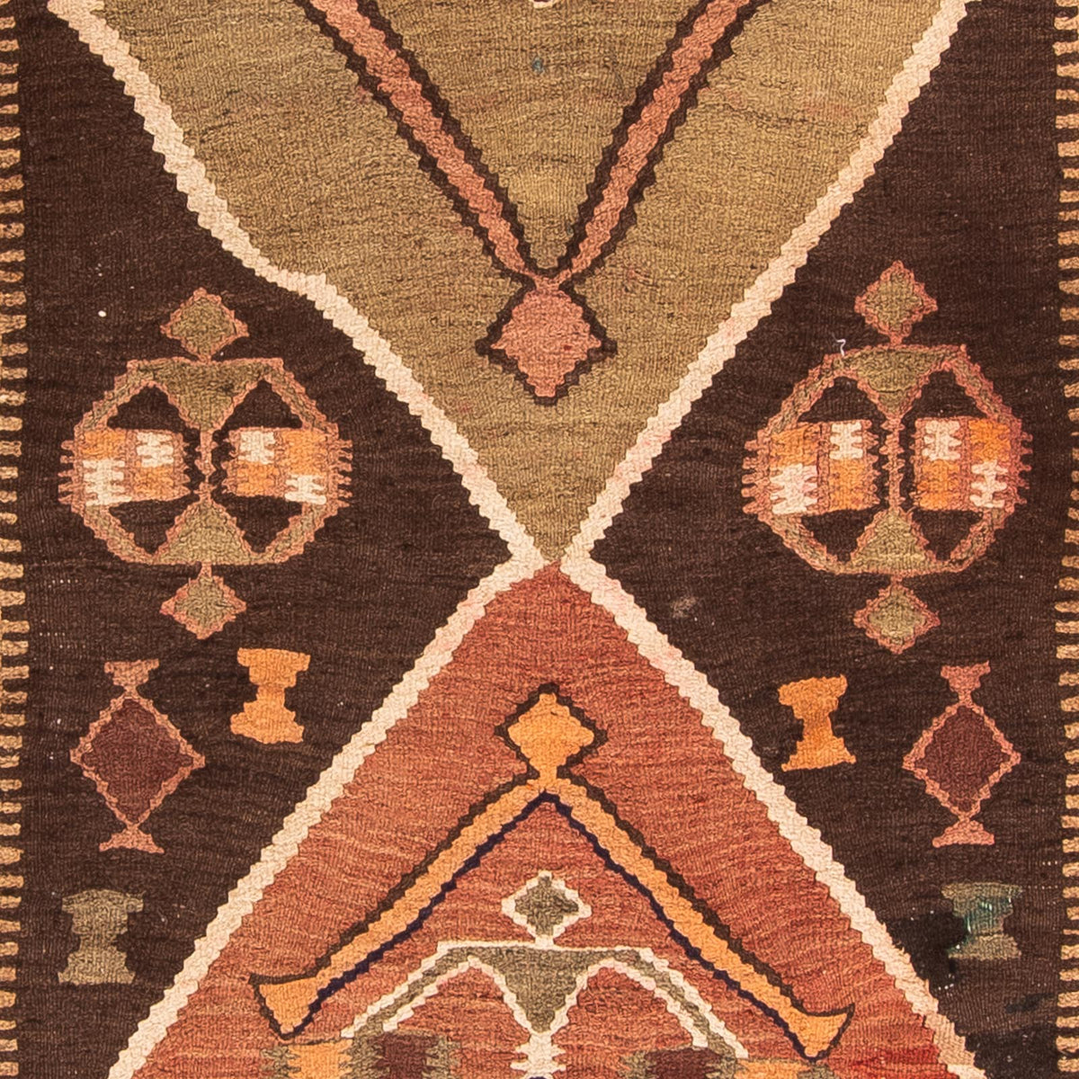 Runner Kelim Rug - Old - 310 x 180 cm - multicolored