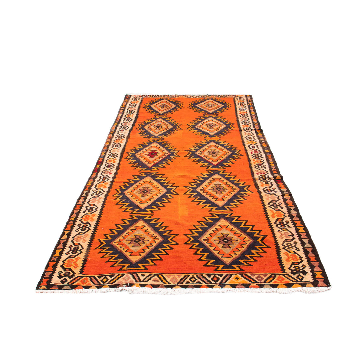 Runner Kelim Rug - Old - 290 x 140 cm - multicolored