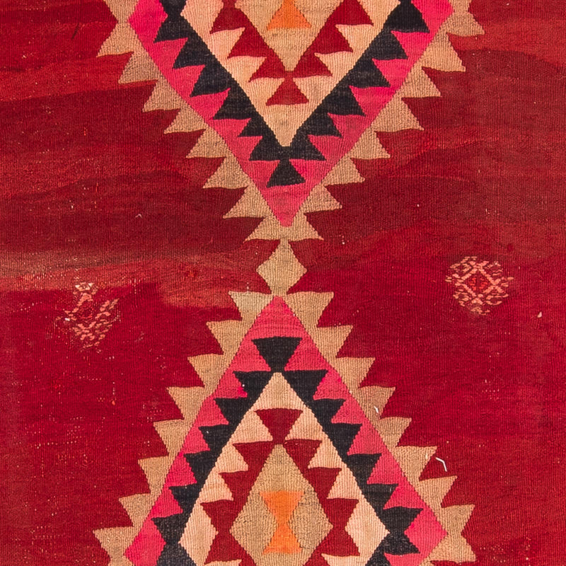 Runner Kelim Rug - Old - 360 x 160 cm - multicolored