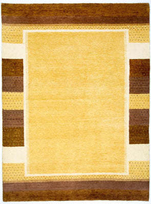 Gabbeh Rug - Indus - 239 x 174 cm - gold