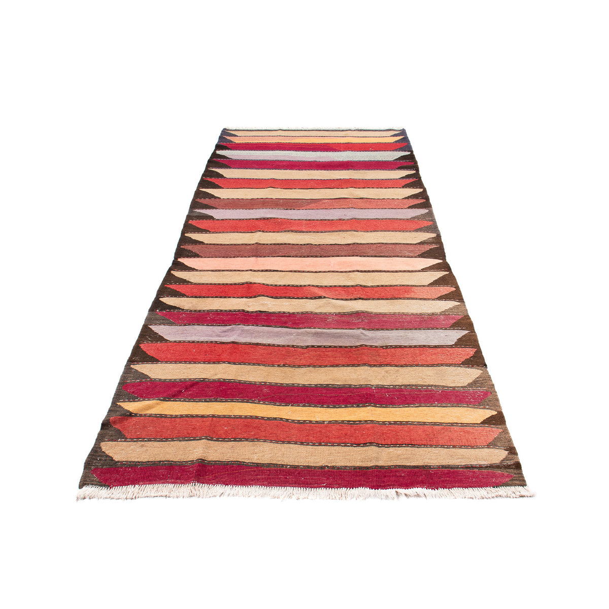 Runner Kelim Rug - Old - 320 x 150 cm - multicolored