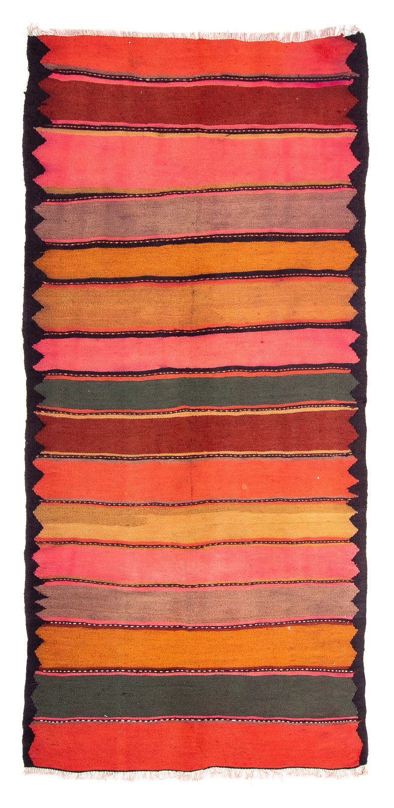Runner Kelim Rug - Old - 290 x 155 cm - multicolored